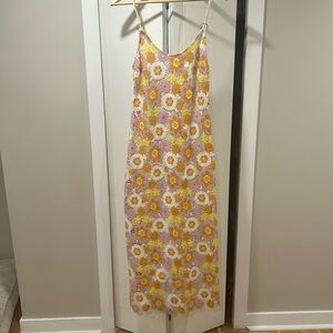 Rare Zara Crochet Floral Dress